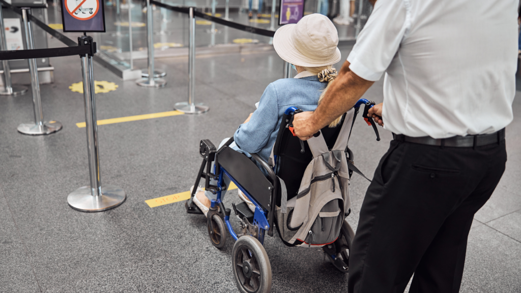 Flying with a wheelchair